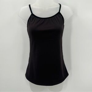 MAIDENFORM Cami Tank Black L Womens Shaping Control Smoothing AdjustableStraps